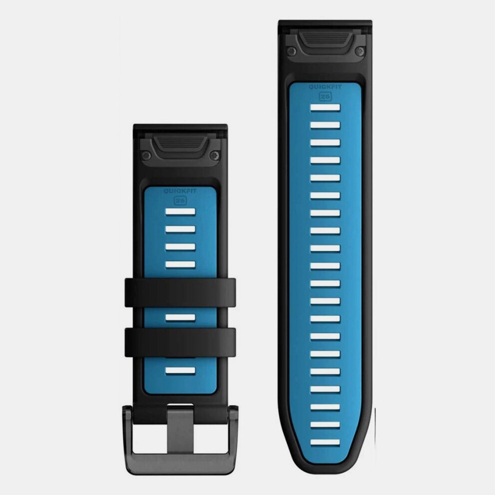 GARMIN Silicone Band Black with Cirrus Blue