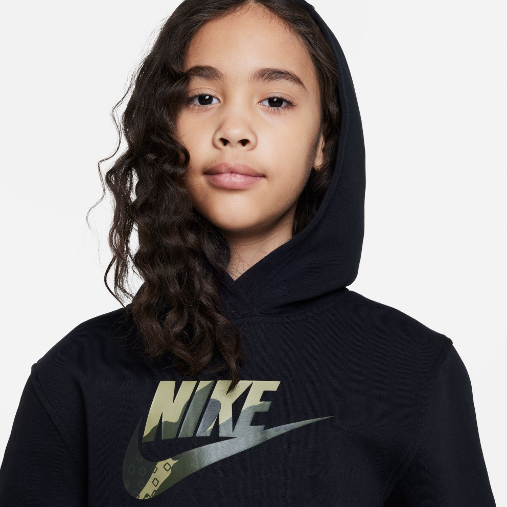 Nike Sportswear Club Big Logo Παιδική Μπλούζα με Κουκούλα