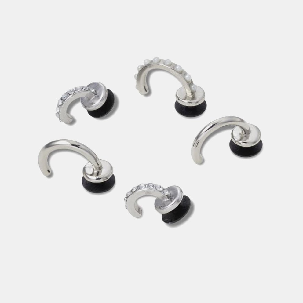 Crocs Jibbitz Silver Ring 5 Pack