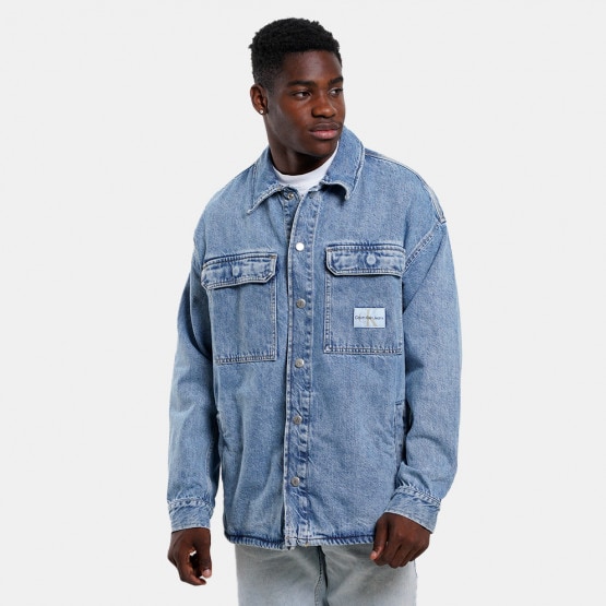 Toller Versandpreis! Новая кофта calvin klein свитшот 1AA - - Calvin америки Utility xl c Denim Klein Shirt J30J323325 Light sweatshirt Boxy ck Loose Jacket