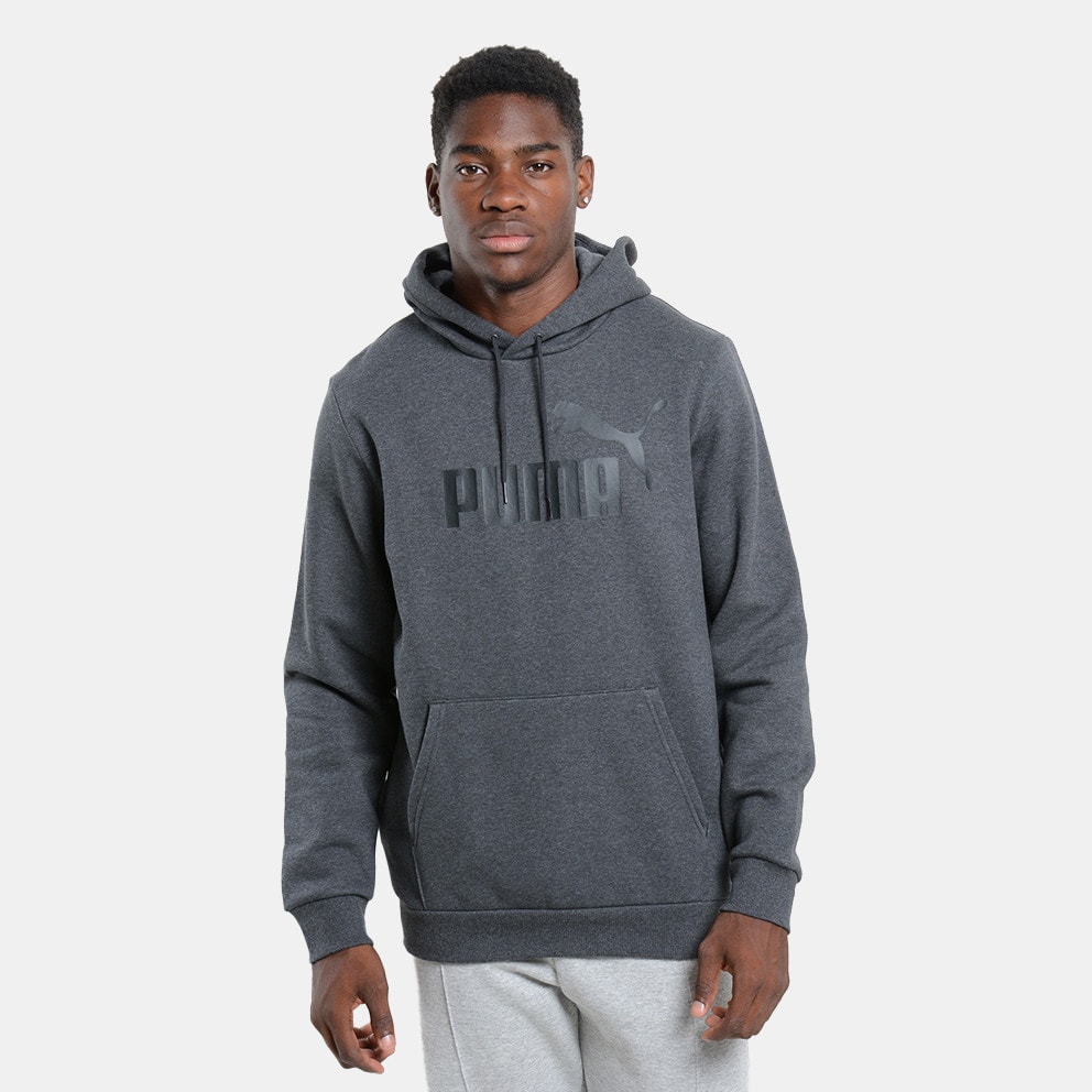 кросівки 35р gray original Hoodie Дитячі puma - 07 dark замшеві натуральні 586686 Logo Ess Fl Big heather Puma rain -