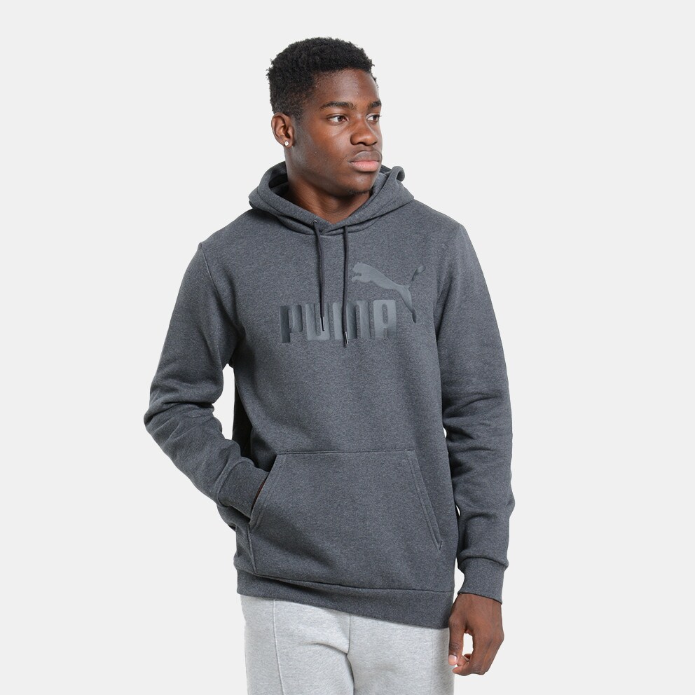 Puma Ess Big Logo Hoodie Fl dark gray heather 586686 - Дитячі натуральні  замшеві кросівки rain puma original 35р - 07 | Sport-T-Shirts