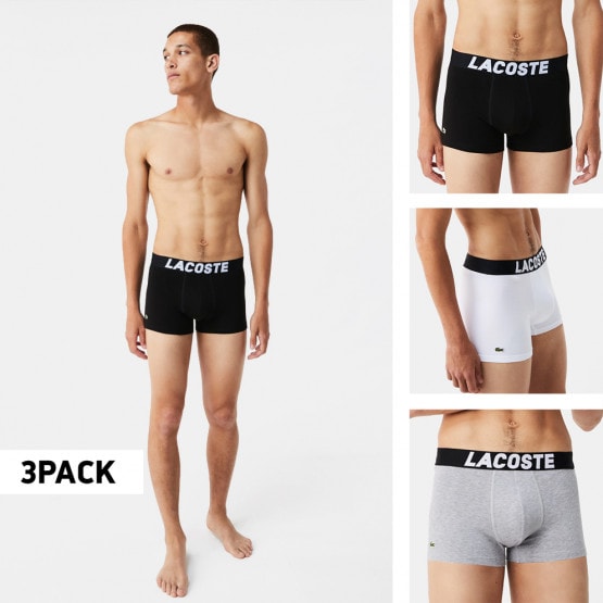 Lacoste 3-Pack Trunk Ανδρικά Μποξεράκια