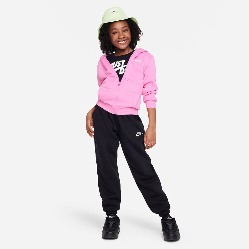 Nike Sportswear Club Fleece Kids' Track Top Pink FD3004-675