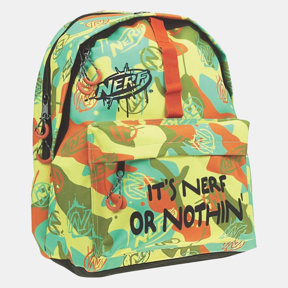 33034 - GIM Nerf Camo Kid's Backpack Chlo 25L Green 336 - Black