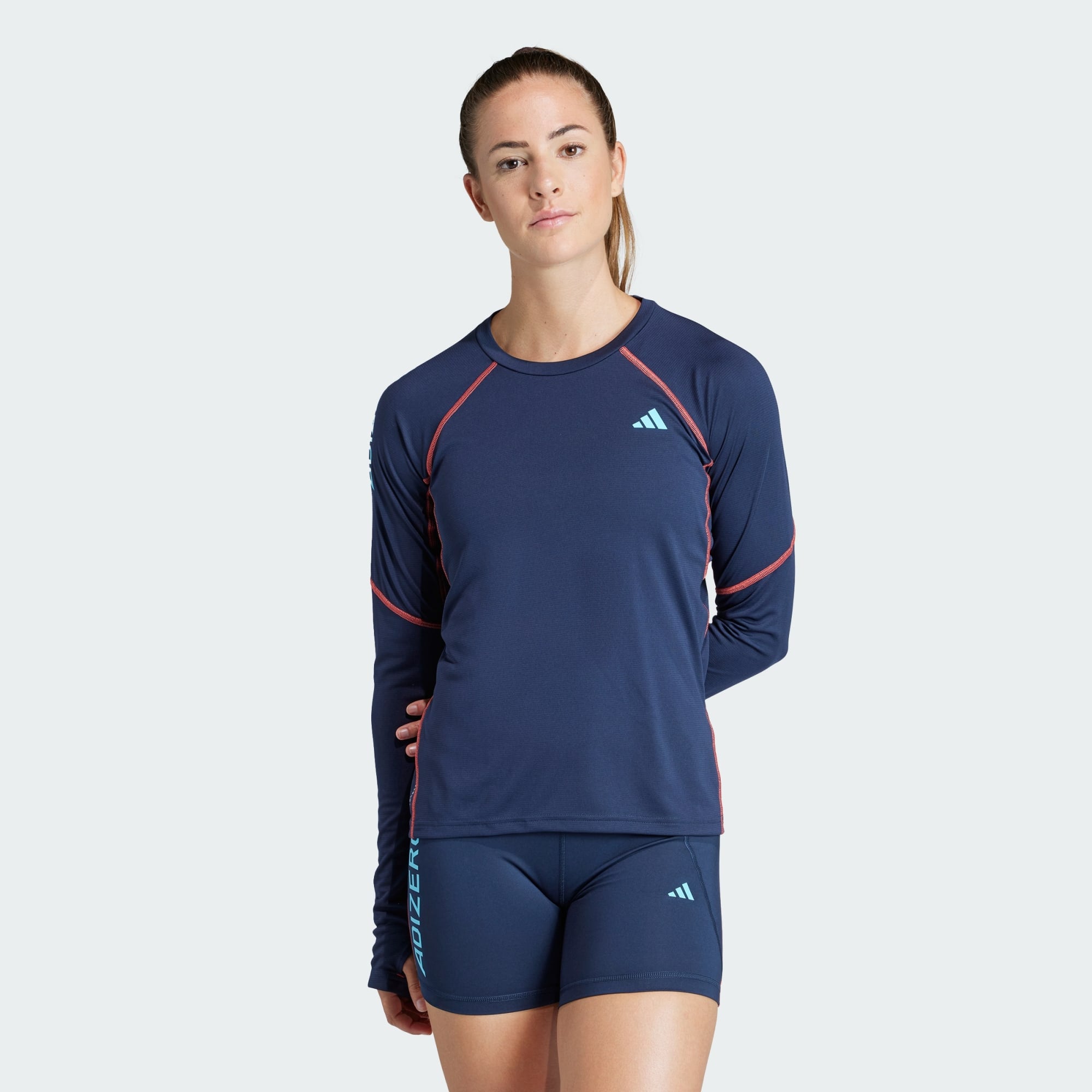 Adidas long sleeve running discount top