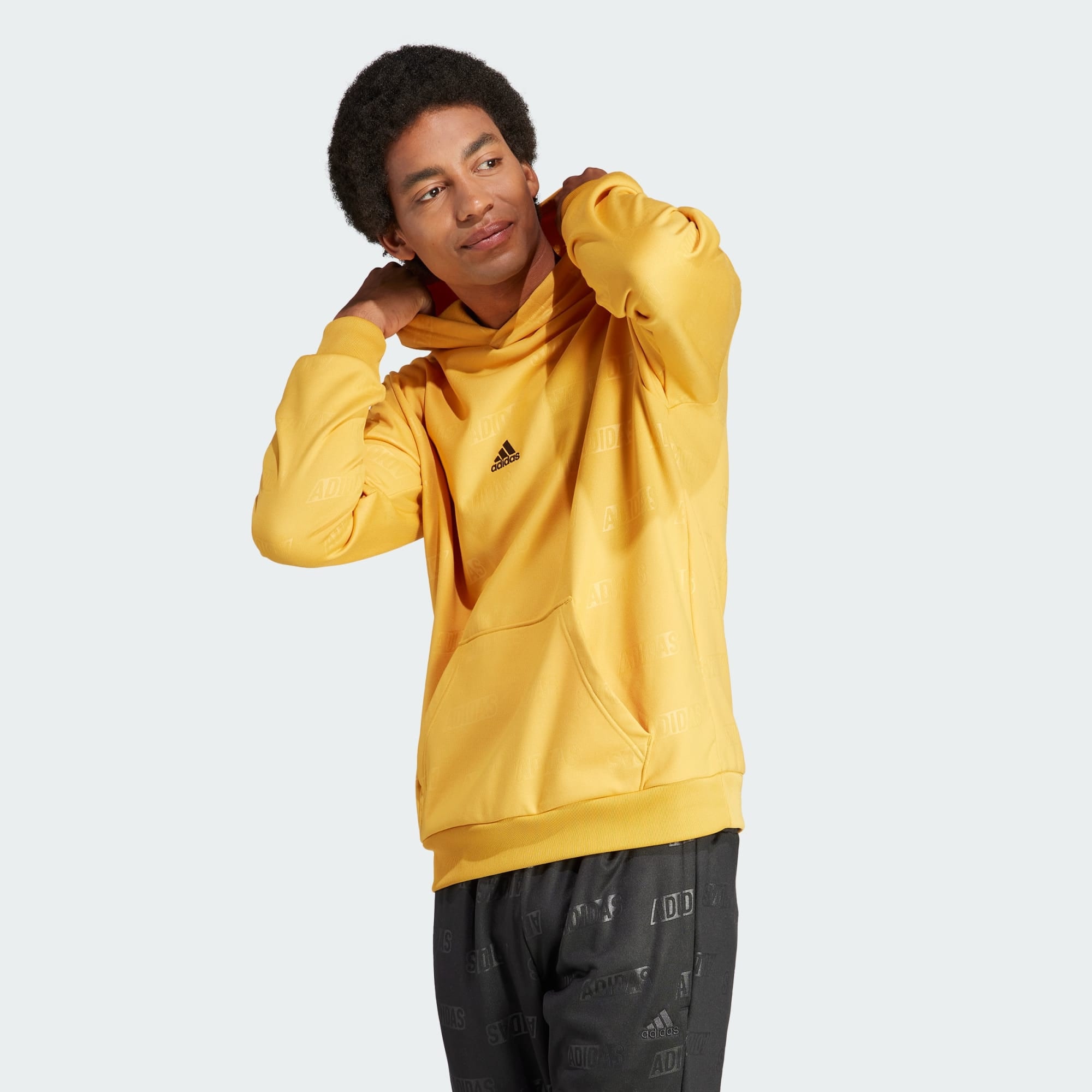 adidas Embossed Polar Fleece Hoodie (9000165695_71022)