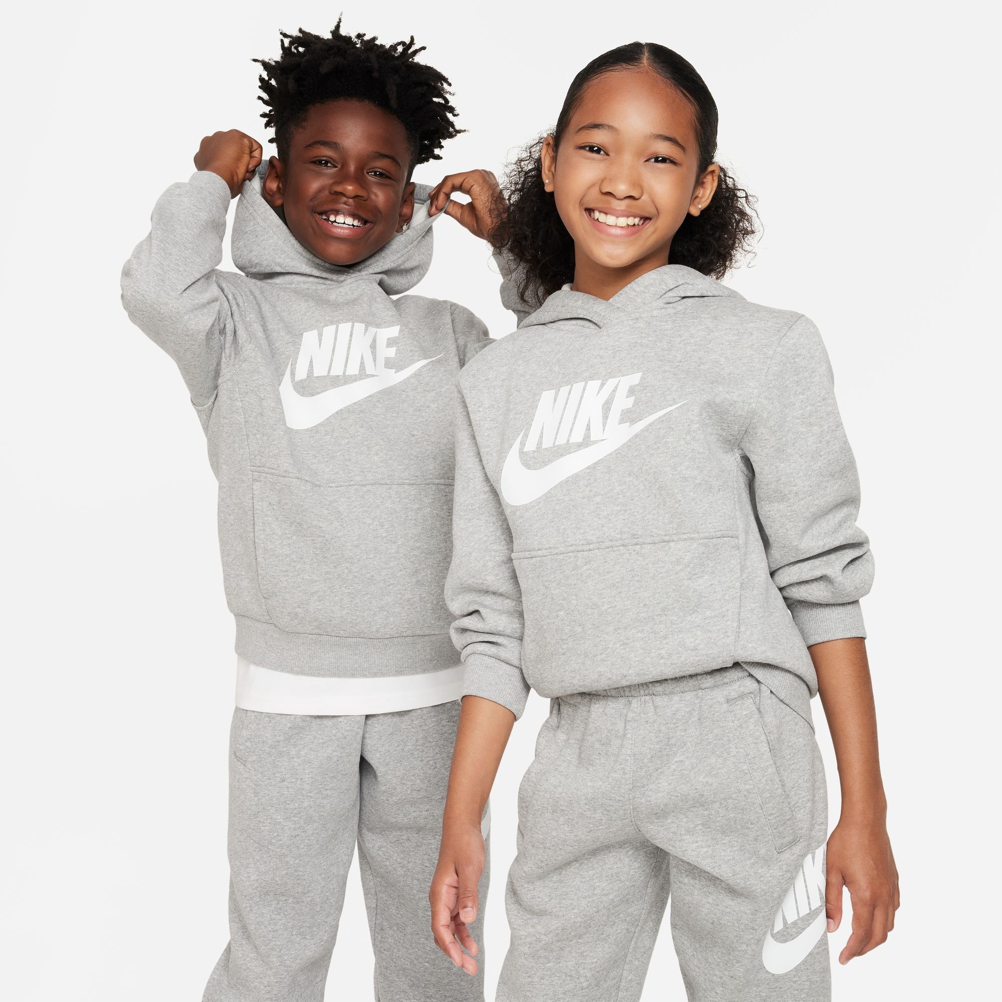 Nike Nike Sportswear Club Big Logo Παιδική Μπλούζα με Κουκούλα (9000152020_4400)