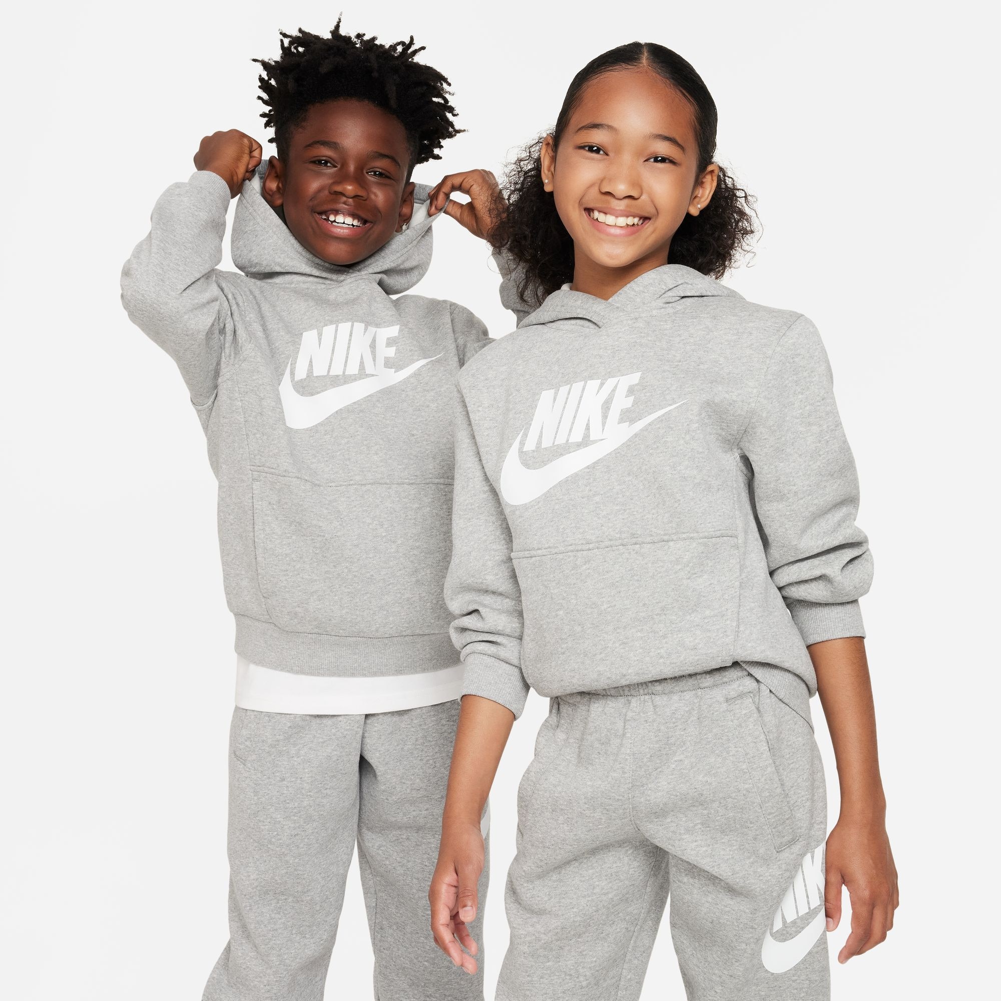 Nike Sportswear Club Big Logo Παιδική Μπλούζα με Κουκούλα (9000152020_4400)