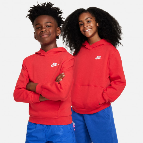 Nike Sportswear Club Fleece Older Παιδική Μπλούζα Με Κουκούλα