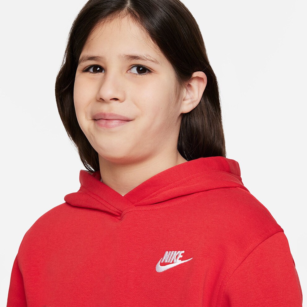 Nike Sportswear Club Fleece Older Παιδική Μπλούζα Με Κουκούλα