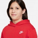 Nike Sportswear Club Fleece Older Παιδική Μπλούζα Με Κουκούλα