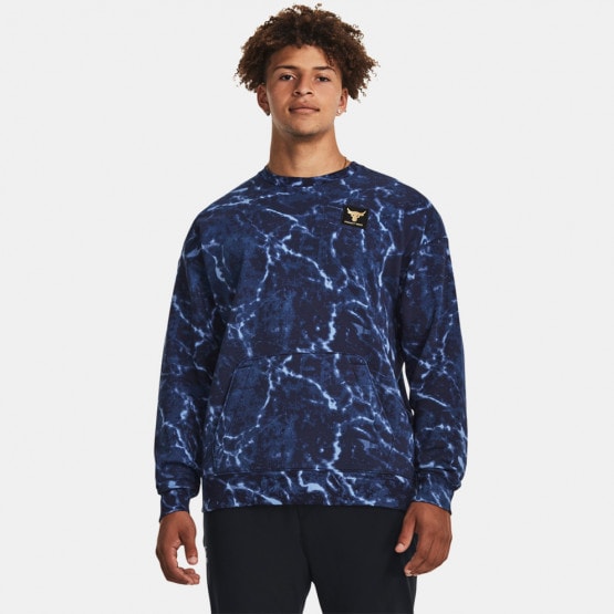 Under Armour Project Rock Rival Fleece Ανδρική Μπλούζα Φούτερ