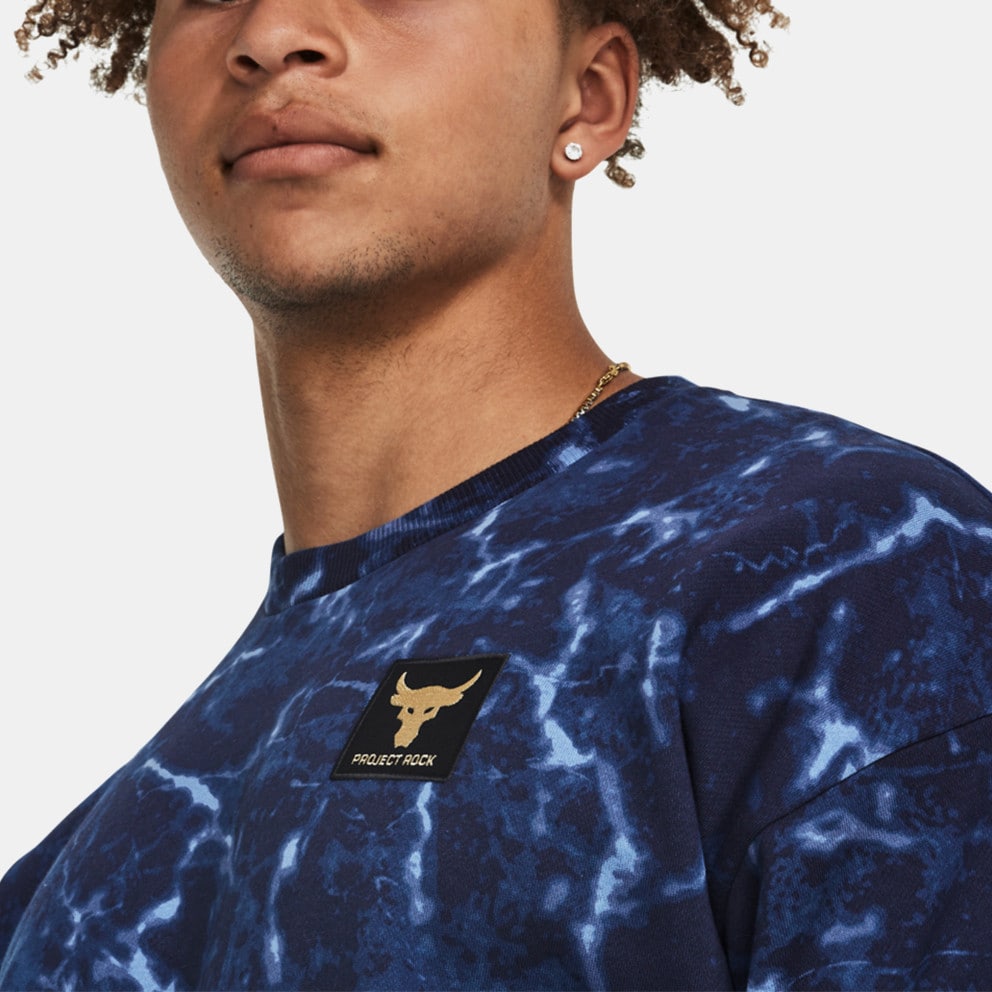 Under Armour Project Rock Rival Fleece Ανδρική Μπλούζα Φούτερ