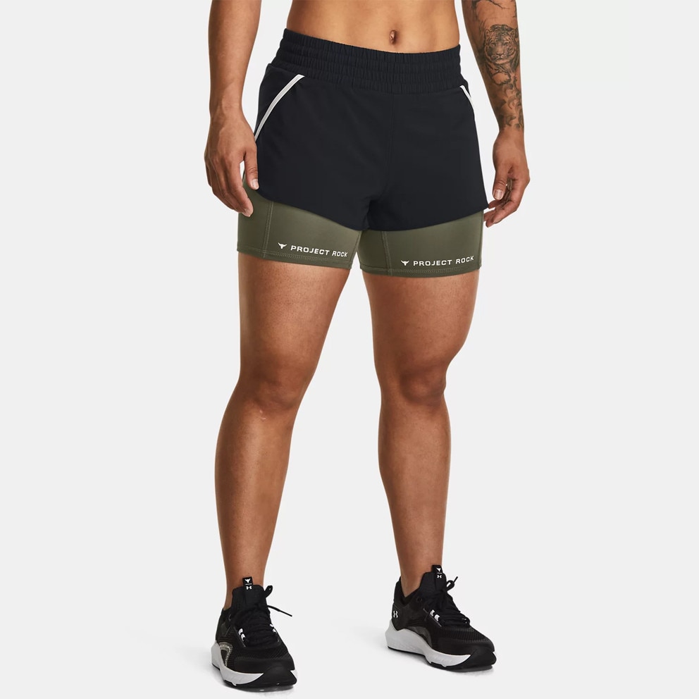 001 - Under Armour Project Rock Flex Women's Shorts Black 1380188 - Cam  Newton in his custom Under Armour cleats featuring his teammate's names