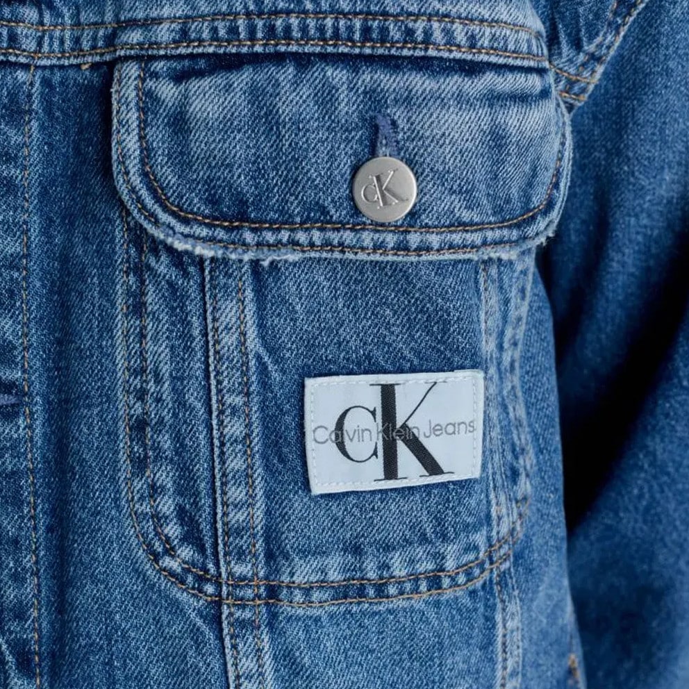 Calvin Klein Denim Jacket - Mini Monogram - Mini Monogram Stretc