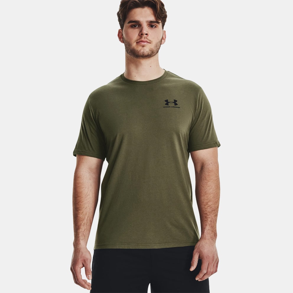 shirt Green 1326799 - 392 - Under Graphic Armour Naadloos T-shirt met  golven en logo in blauw - Under Graphic Armour Sportstyle Men's T