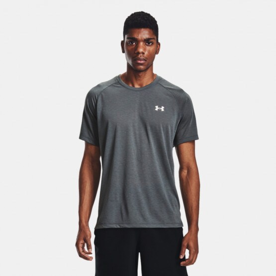 Calvin Klein Men Monogram Short-Sleeve Crew-Neck Cotton T-Shirt, Gray Ridge, L