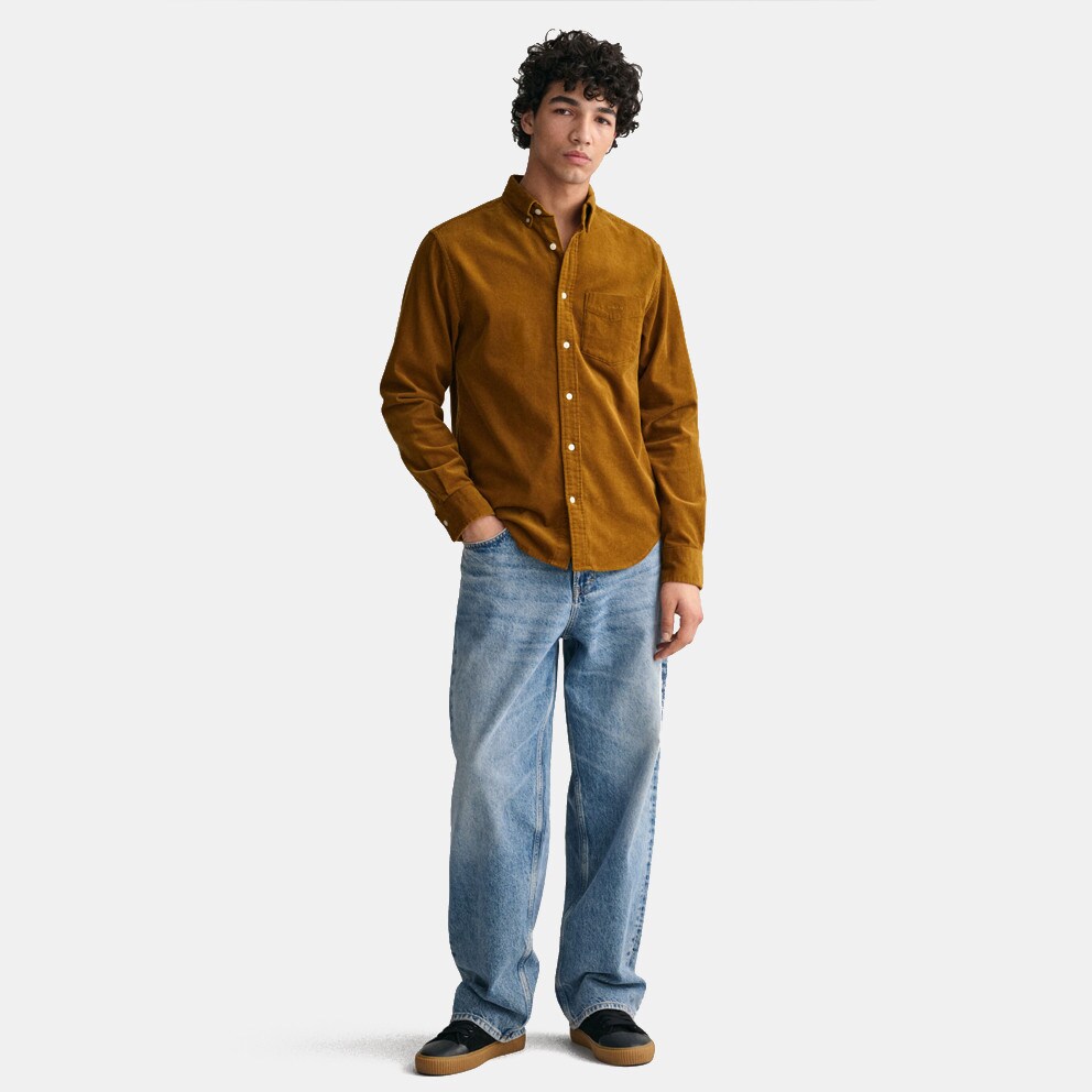 Gant Classic Fit Κοτλέ Ανδρικό Πουκάμισο