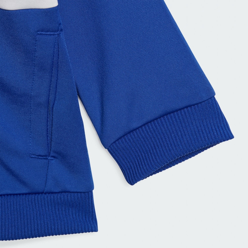 adidas Tiberio 3-Stripes Colorblock Shiny Track Suit Kids
