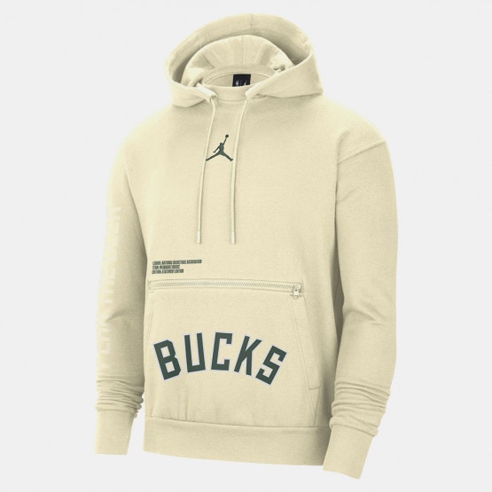 Milwaukee Bucks Jordan Statement Courtside Hoodie - Youth