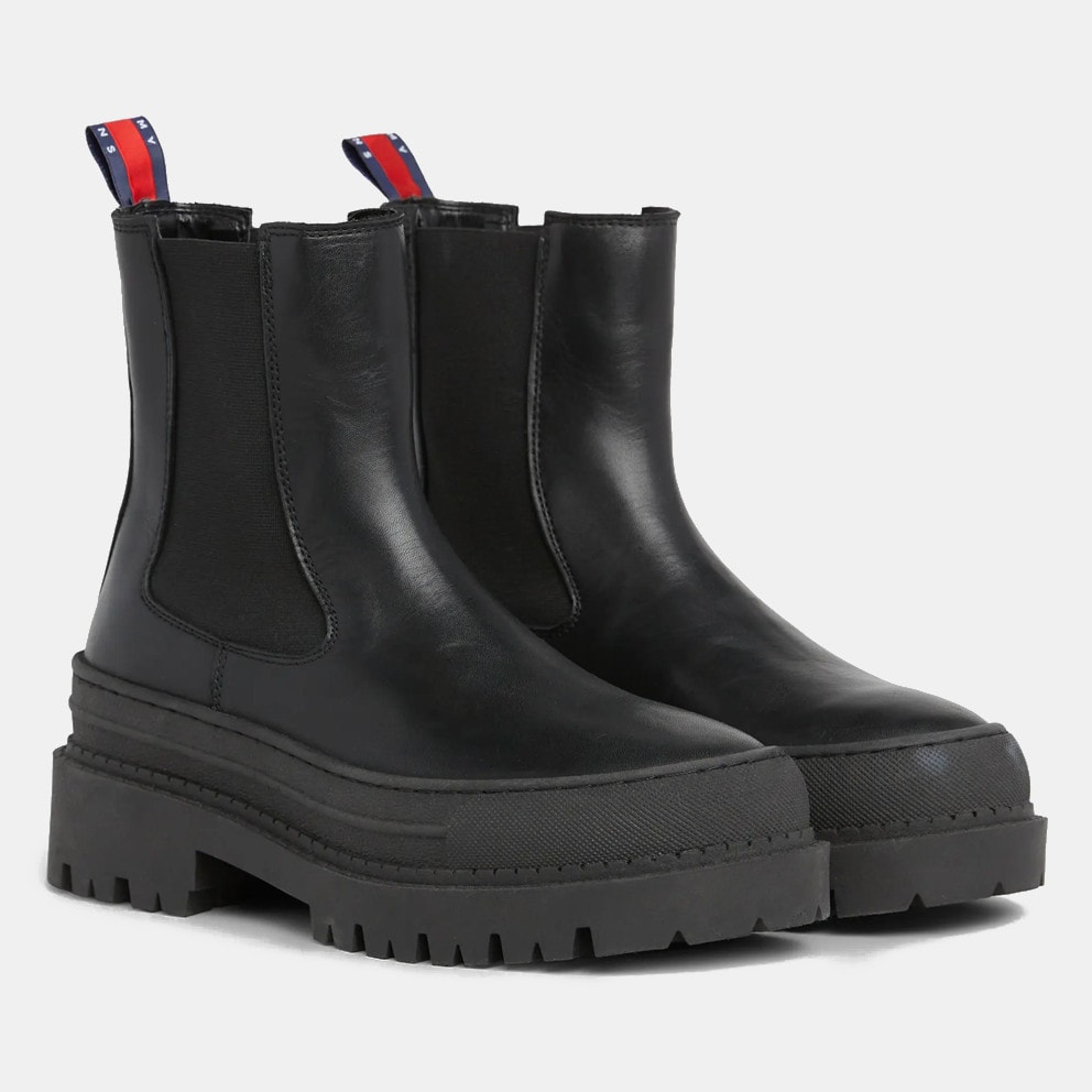Tommy Jeans Chelsea Foxing Γυναικεία Μποτάκια