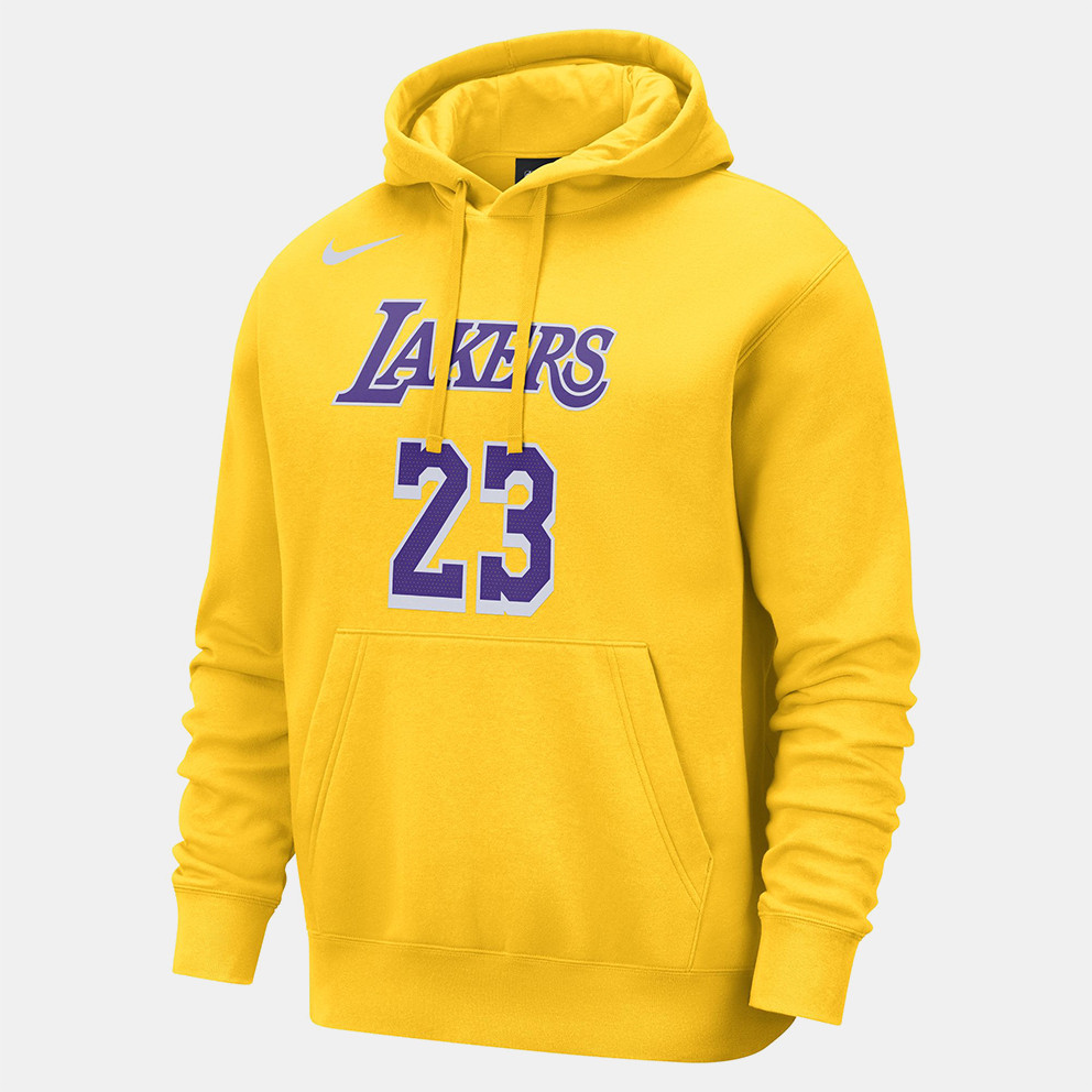 Nike NBA Los Angeles Lakers Club Ανδρικό Φούτερ με Κουκούλα (9000151524_70071)