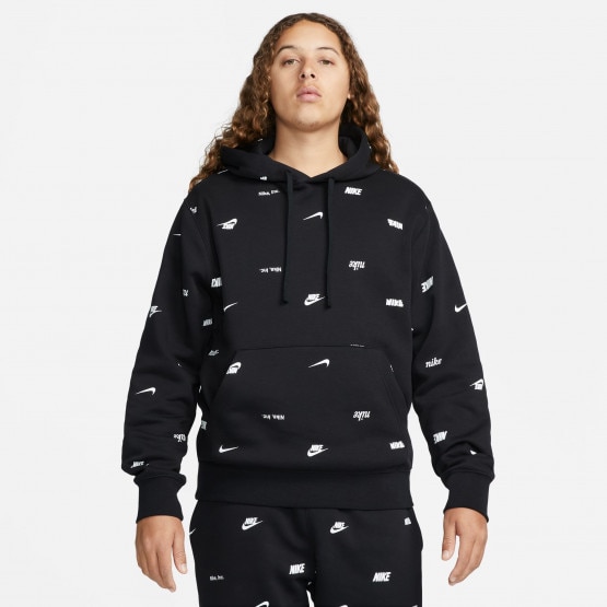 Nike M Nk Club+ Bb Po Hoodie Aop