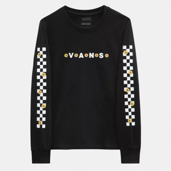 Vans Sunflower Print Ls Bff Sunf Black