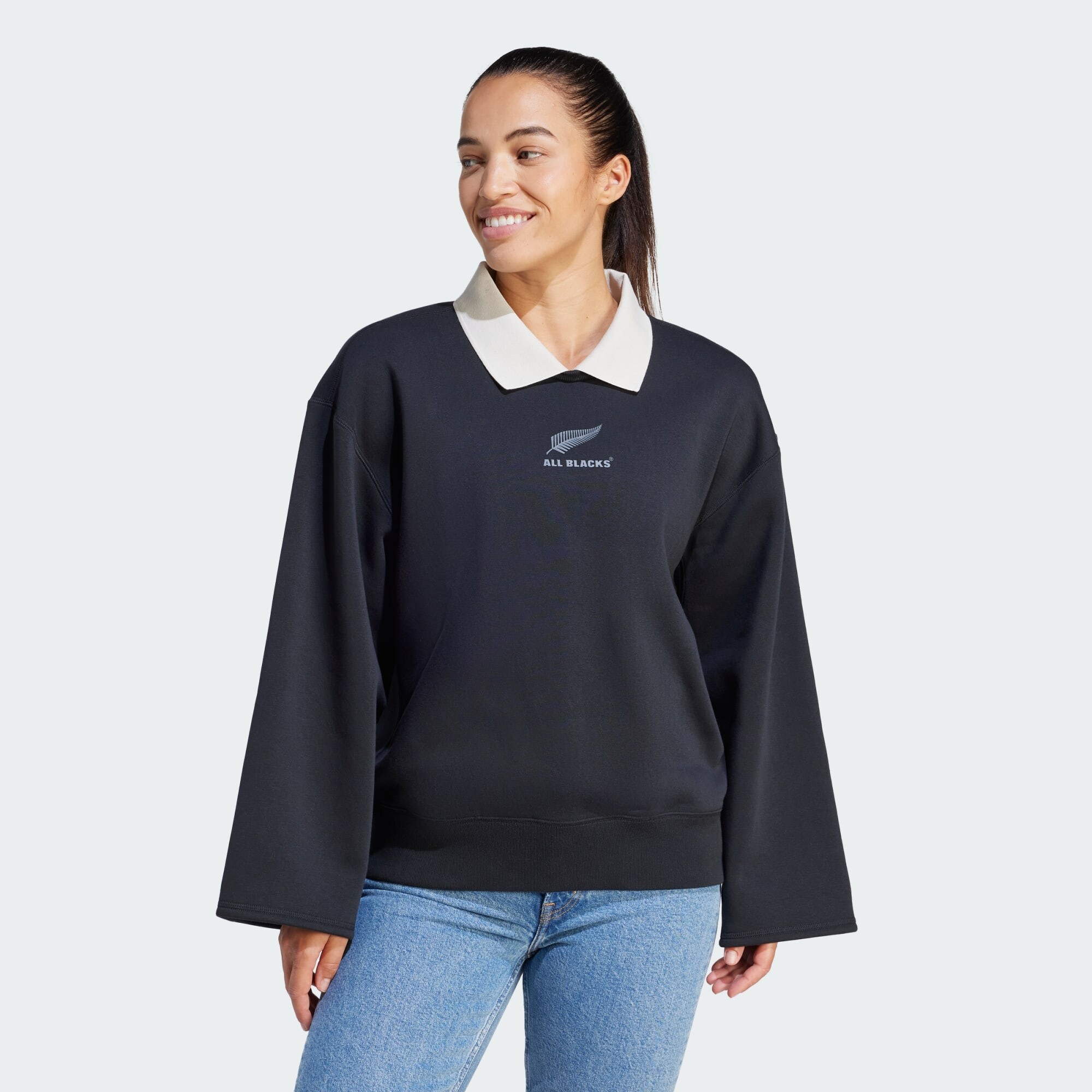 adidas All Blacks Rugby Long Sleeve Lifestyle Sweatshirt (9000166247_1469)