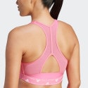 adidas Powerreact 3 Stripes Women's Training Sports Bra