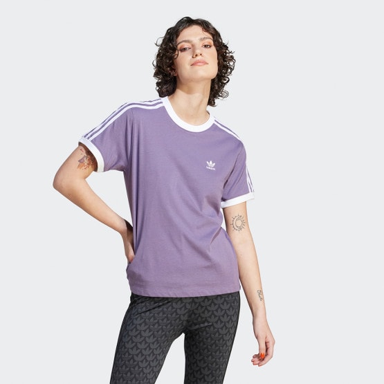 adidas Originals 3 Stripes Women's T-shirt Purple IL3868