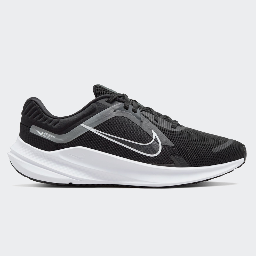 Nike Quest 5 Ανδρικά Παπούτσια για Τρέξιμο (9000165770_73033) BLACK/WHITE-SMOKE GREY-DK SMOKE GREY