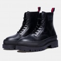 Tommy Jeans Leather Foxing Lace Up Men's Boots