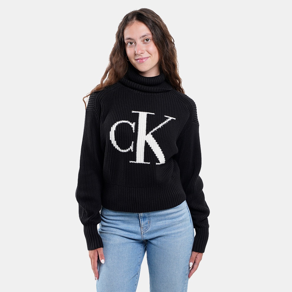 BEH - calvin klein 205w39nyc clear logo bag item - Calvin Klein Blown Up  Men\'s Knitted Sweater Black J20J221960