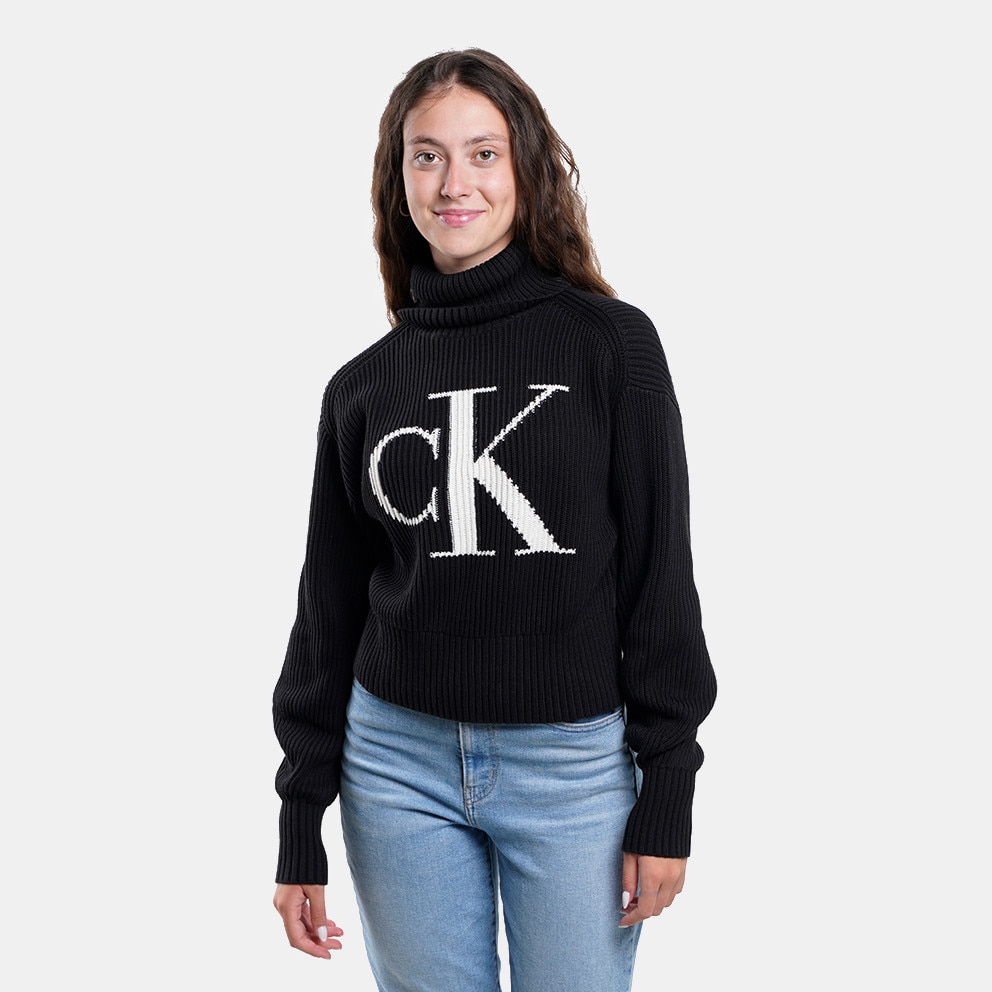 BEH - calvin klein 205w39nyc clear logo bag item - Calvin Klein Blown Up  Men's Knitted Sweater Black J20J221960