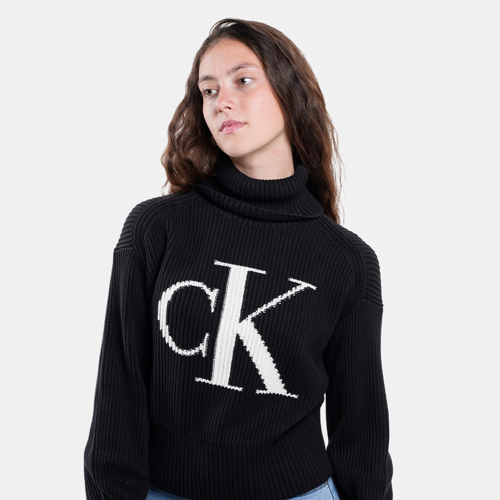 BEH - calvin klein 205w39nyc clear logo bag item - Calvin Klein Blown Up  Men's Knitted Sweater Black J20J221960