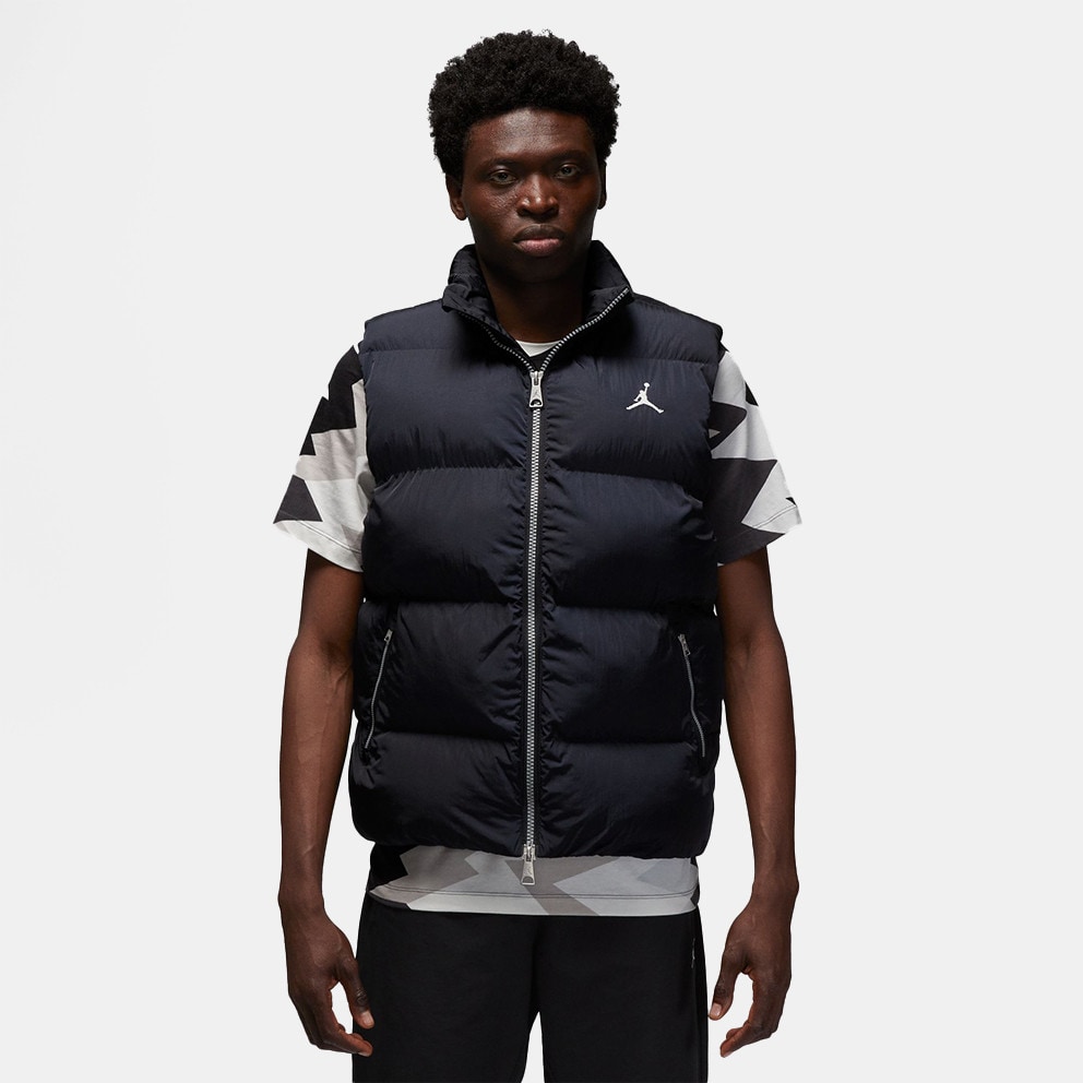 Jordan Essentials Men s Sleeveless Jacket Black FB7307 mens air jordan retro 1 high og rebellionaire 010
