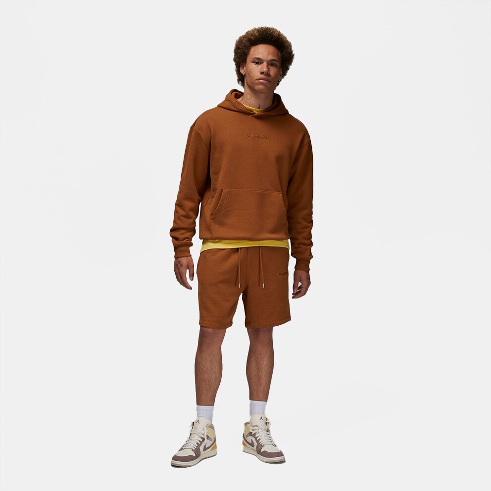 Jordan Air Wordmark Ανδρική Fleece Μπλούζα με Κουκούλα