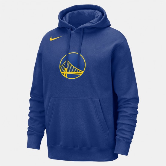 Nike NBA Golden State Wariors Club Ανδρική Μπλούζα με Κουκούλα