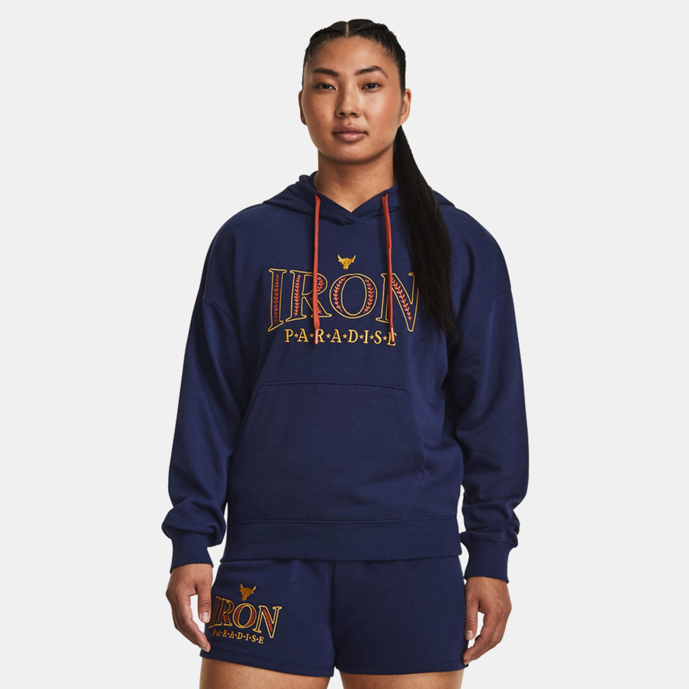  Under Armour Project Rock Γυναικείο Φούτερ με Κουκούλα (9000153191_70873) 2025