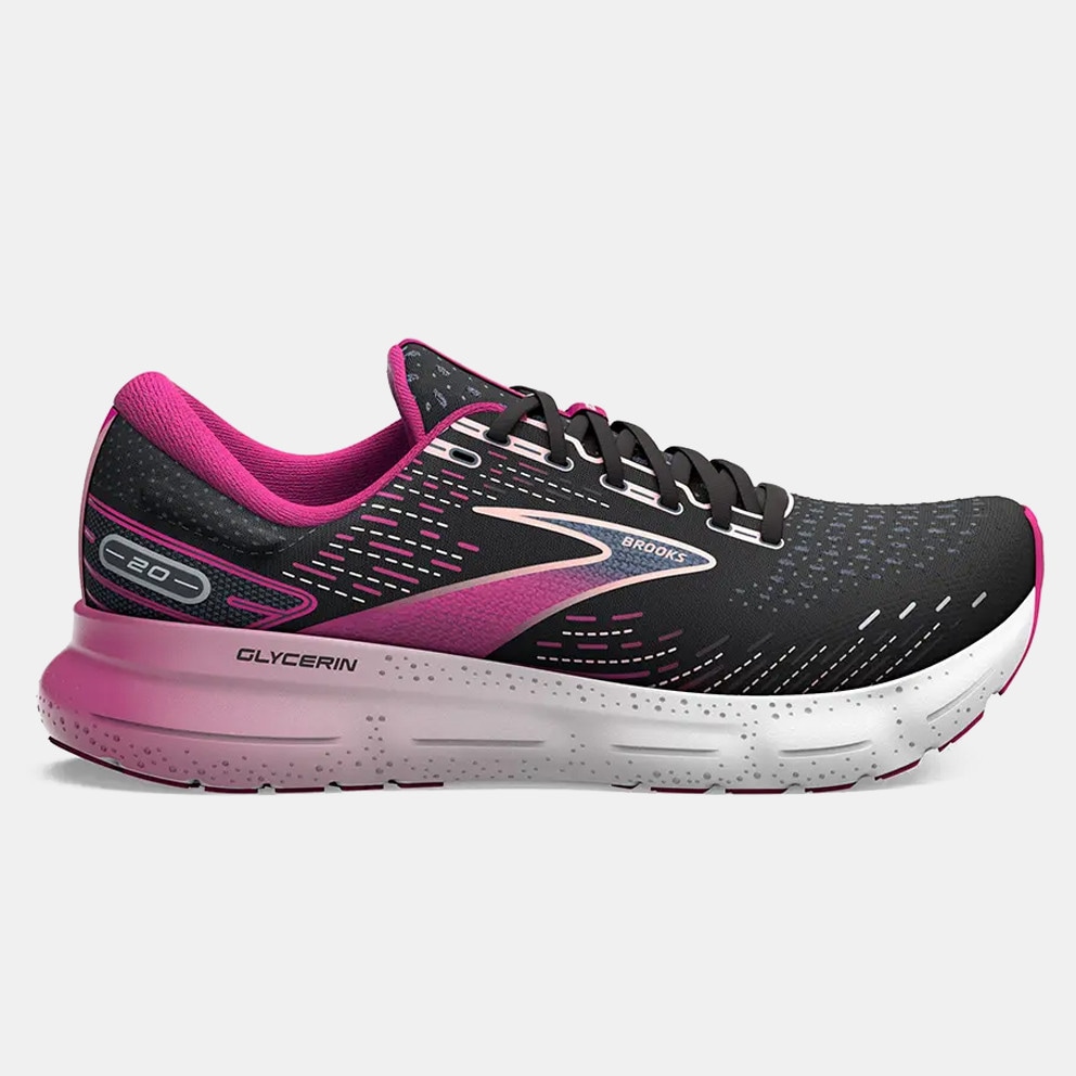 Brooks Glycerin 20 Black/Fuchsia/Linen (9000160641_71983) Γυναικεία / Γυναικεία Παπούτσια / Γυναικεία Παπούτσια για Τρέξιμο