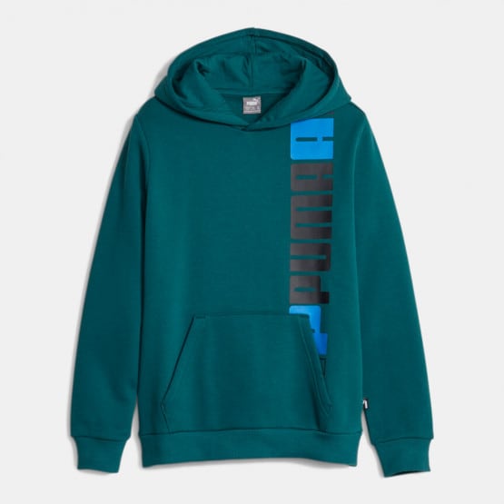 Puma Essentials Logo Lab Fleece Παιδική Μπλούζα με Κουκούλα