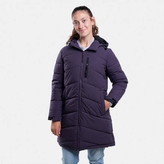 Emerson Women's Hooded Long Puffer Jacket