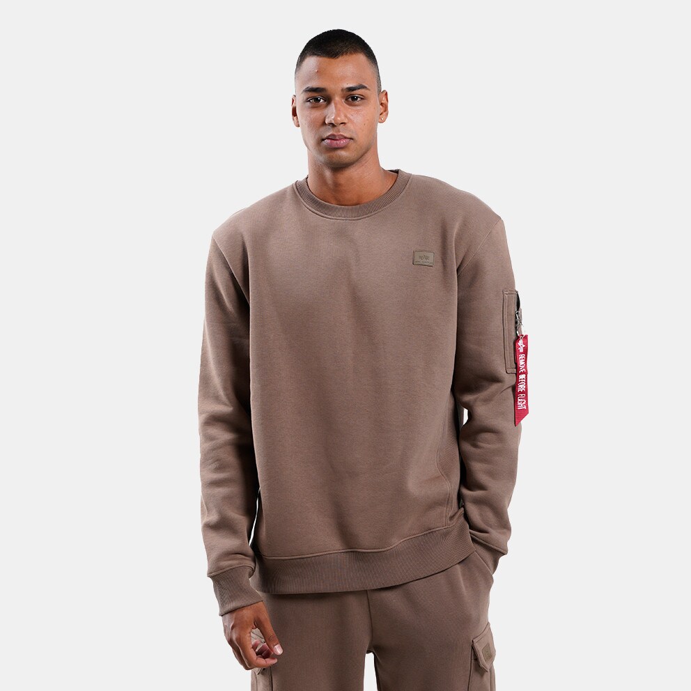 Alpha Industries X - T-shirt Salomon XA Trail castanho claro - Fit  Delineate Sweater TAUPE 138302 - 183