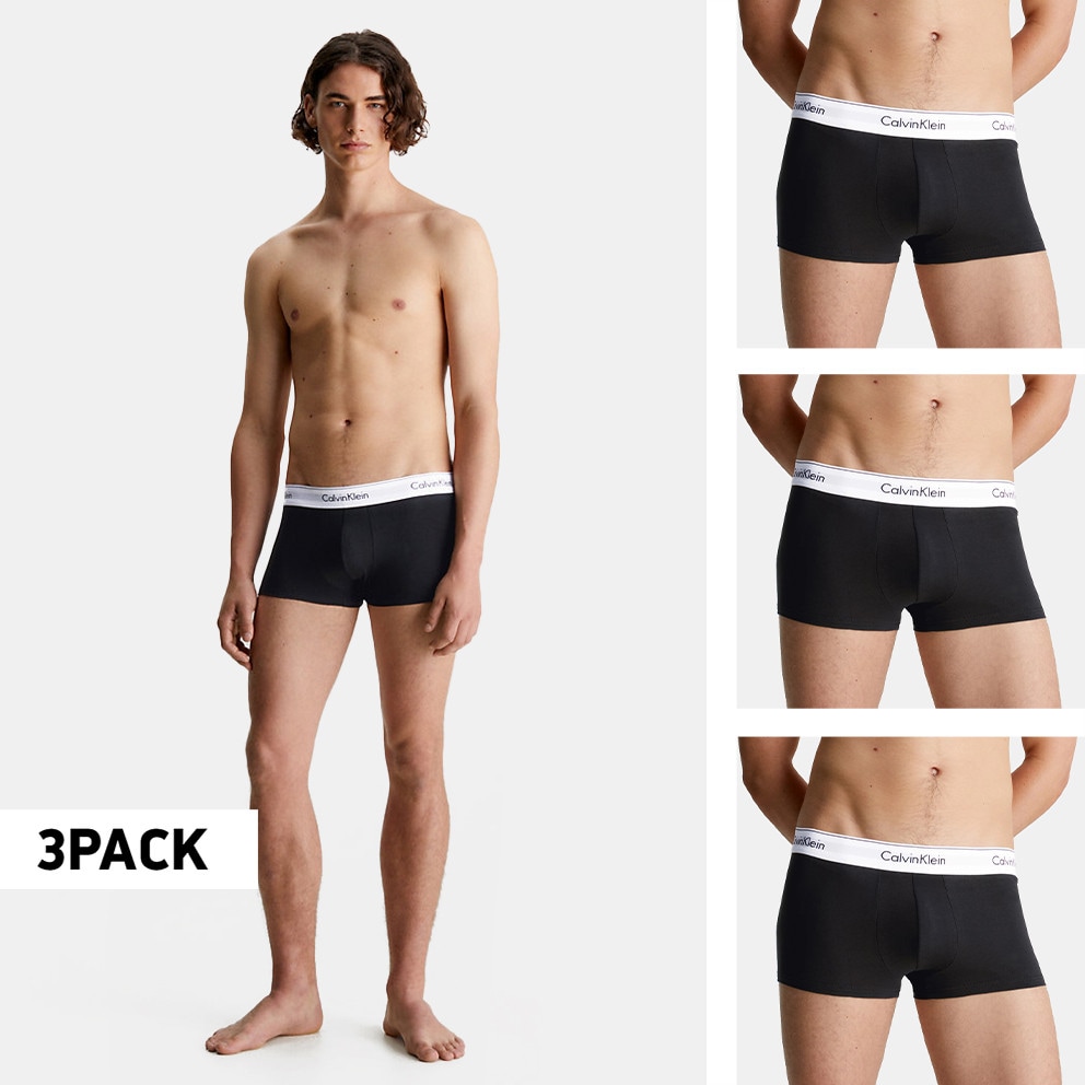 Pack Men's Trunks Black 000NB1085A - 1 - Trainers CALVIN KLEIN JEANS  Jerrold B4S0717 Limestone Silver - Calvin Klein Low Rise 3