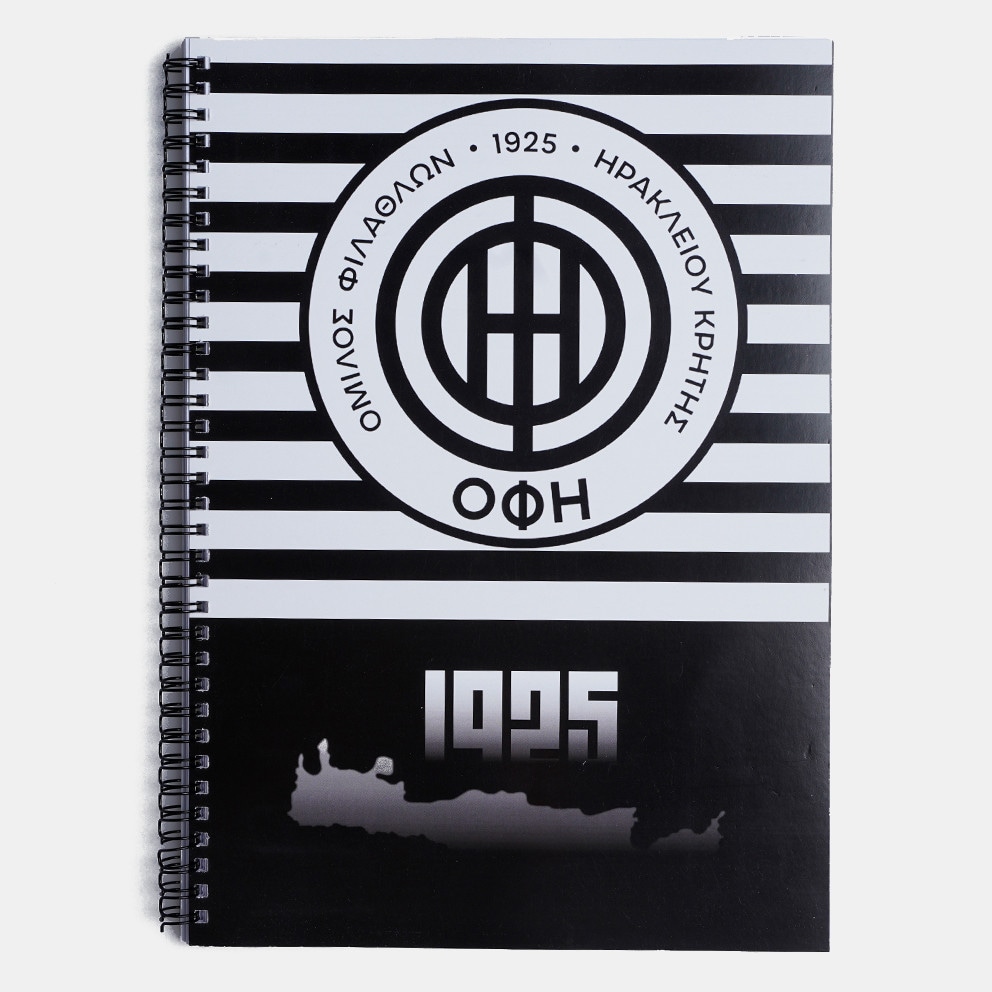 OFI OFFICIAL BRAND Τετράδιο 50Φ Α4 Spiral Black Ha