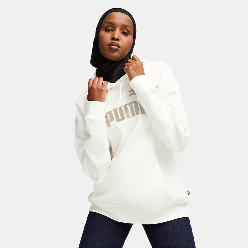 62 - Кроссовки puma cali gold - Puma Essential+ Metallic Logo Women's  Hoodie White 849958