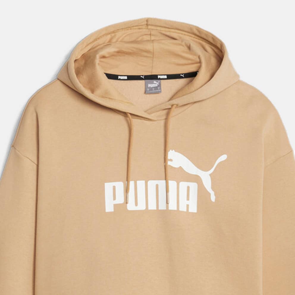 Puma Essential Γυναικεία Cropped Μπλούζα με Κουκούλα