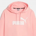 Puma Essential Γυναικεία Cropped Μπλούζα με Κουκούλα